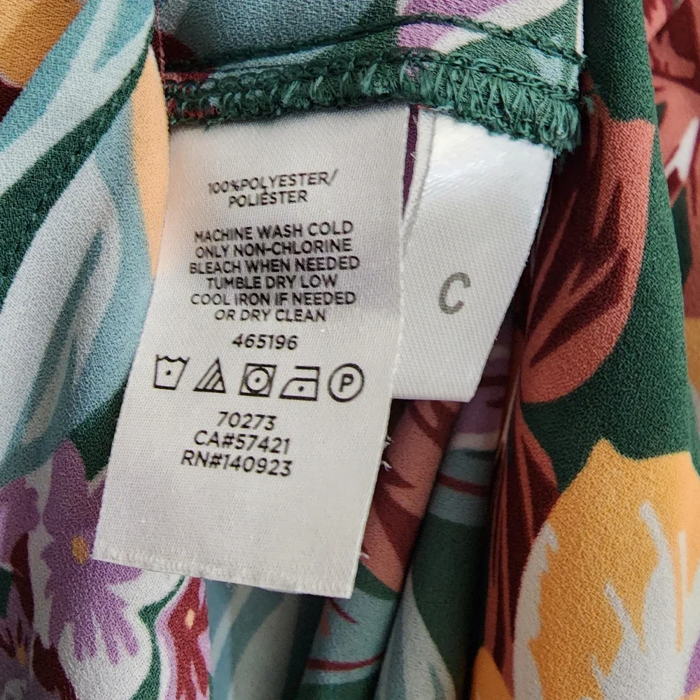 Loft Floral Print Blouse Tank Top - Picture 13 of 13